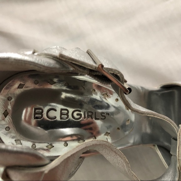 Box 1, BCBGirls Silver Reflective Wedges - Picture 2 of 7